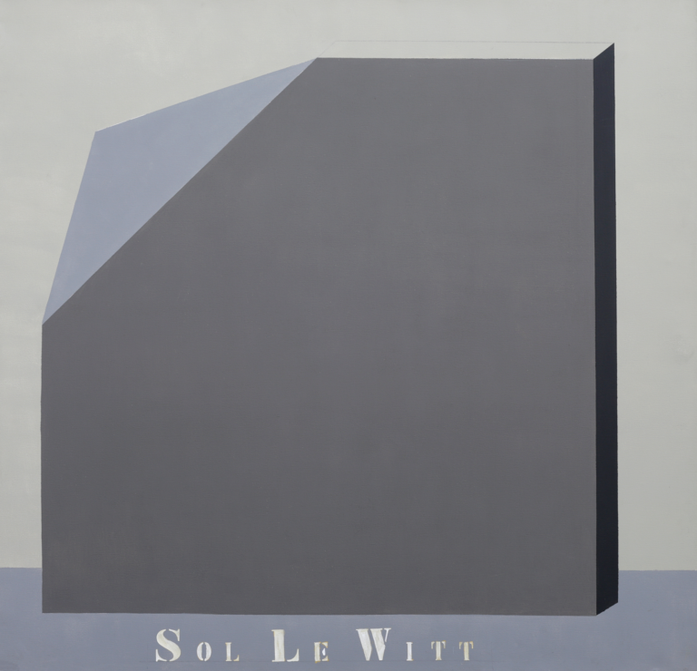 Sol Le Witt – Série Thânatos, 2008 - Acrílica sobre tela - 135 × 122 cm
